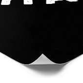 Putter später als nie lustige Golf Pun Dark BG Poster (Ecke)