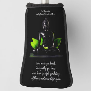 Putterabdeckung Buddha-Zitats 3 Golf Headcover