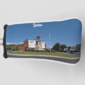 Putterdeckel, weiß golf headcover (Vorderseite)