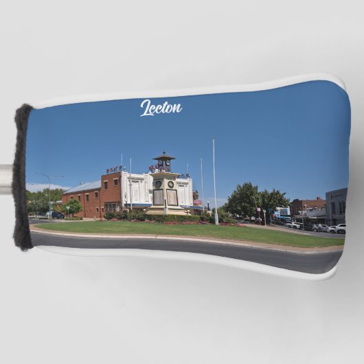 Putterdeckel, weiß golf headcover (Vorderseite)