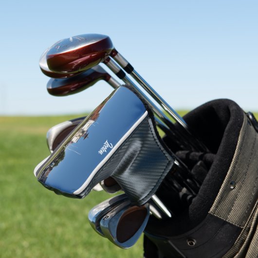 Putterdeckel, weiß golf headcover (In Situ)