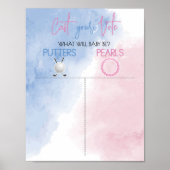 Putters oder Perlen Gender Reveal Ihre Stimme abbr Poster (Vorne)