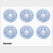 Putters oder Perlen Geschlecht offenbaren Party Runder Aufkleber (Blatt)