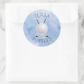 Putters oder Perlen Geschlecht offenbaren Party Runder Aufkleber (Tasche)