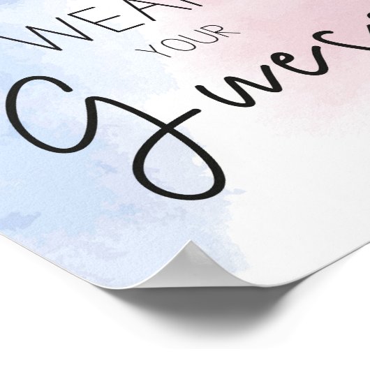 Putters oder Perlen tragen Ihr Vorgeschmack Poster (Ecke)