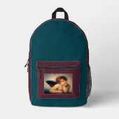 Putti Angel Bedruckter Rucksack (Vorderseite)