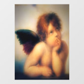 Putti Angel Fensteraufkleber (Blatt)