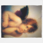 Putti Angel Fleecedecke (Vorderseite (Horizontal))