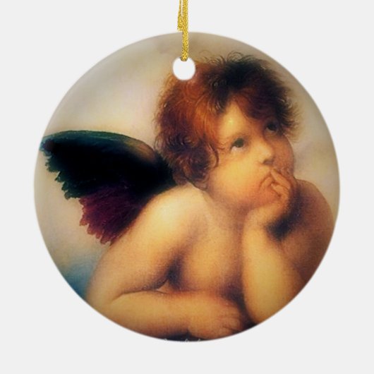 Putti Angel Keramik Ornament (Hinten)