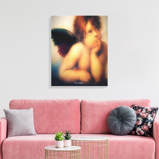 Putti Angel Leinwanddruck (Insitu (Wohnzimmer))