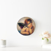 Putti Angel Runde Wanduhr (Zuhause)