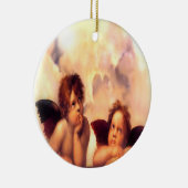 Putti Pair Angels Keramik Ornament (Rechts)