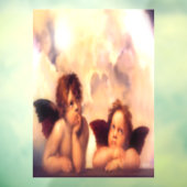 Putti Pair of Angels Fensteraufkleber (Blatt 3)