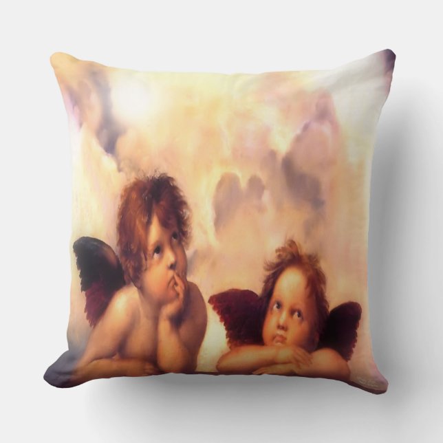 Putti Pair of Angels Kissen (Vorderseite)