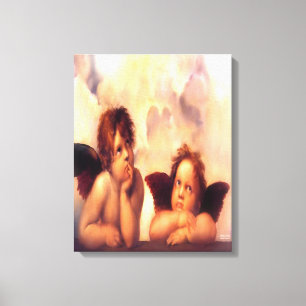 Putti Pair of Angels Leinwanddruck