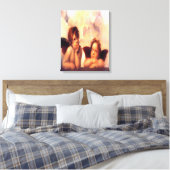 Putti Pair of Angels Leinwanddruck (Insitu (Schlafzimmer))