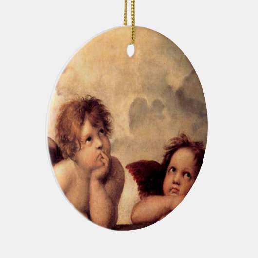 Putti RAPHAEL Verzierung Keramikornament (Rechts)