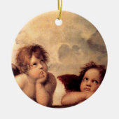 Putti RAPHAEL Verzierung Keramikornament (Vorne)