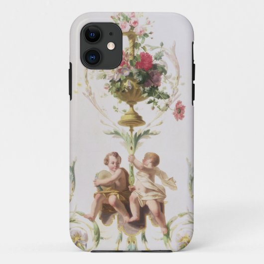 Putti unter Swags der Blumen und des Blätter Case-Mate iPhone Hülle (Rückseite)