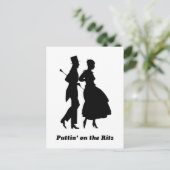 Puttin' auf dem Ritz Postkarte (Stehend Vorderseite)
