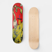"Puttin der Voodoo auf Monroe" Skateboard (Vorderseite)