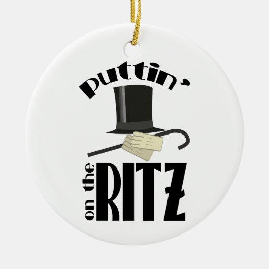 Puttin Ritz Keramik Ornament (Vorne)