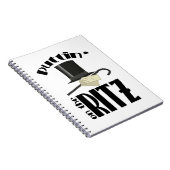 Puttin Ritz Notizblock (Rechte Seite)