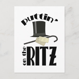 Puttin Ritz Postkarte
