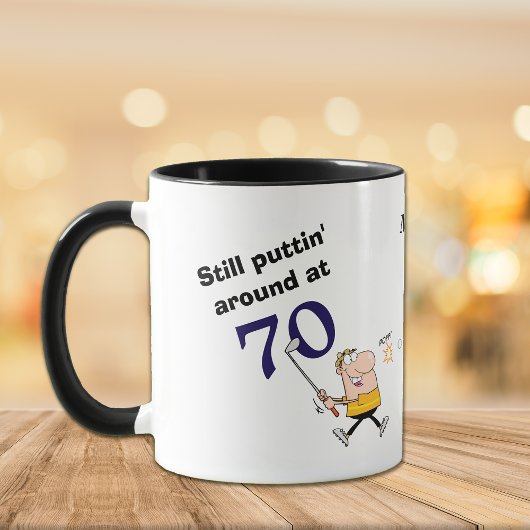 Puttin' Rund 70 Golf Tasse