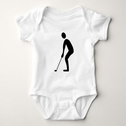Putting - Black Baby Strampler (Vorderseite)