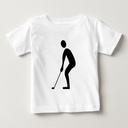 Putting - Black Baby T-shirt (Vorderseite)