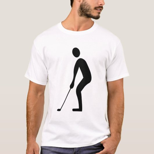 Putting - Black T-Shirt (Vorderseite)