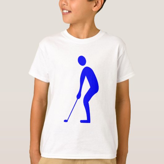 Putting - Blue T-Shirt (Vorderseite)