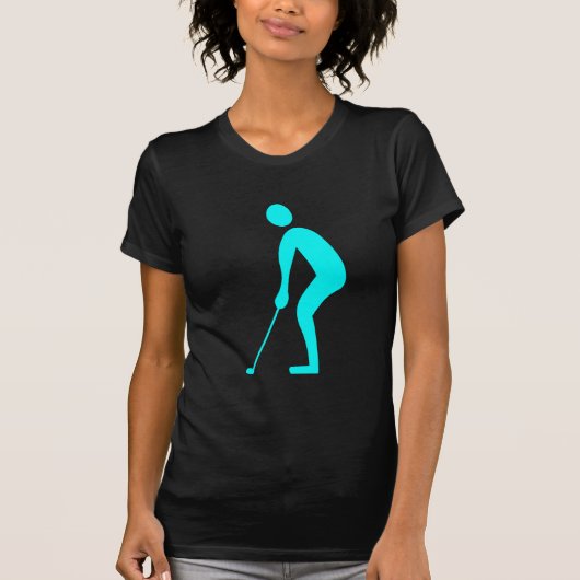 Putting - Cyan T-Shirt (Vorderseite)