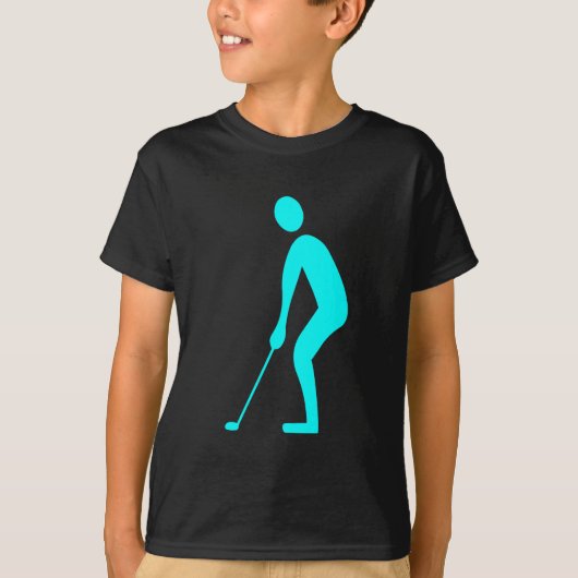 Putting - Cyan T-Shirt (Vorderseite)