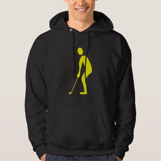 Putting - Gelb Hoodie (Vorderseite)