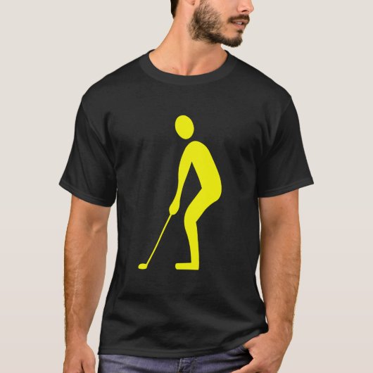 Putting - Gelb T-Shirt (Vorderseite)