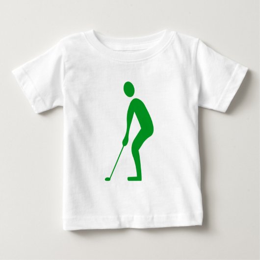 Putting - Grass Green Baby T-shirt (Vorderseite)