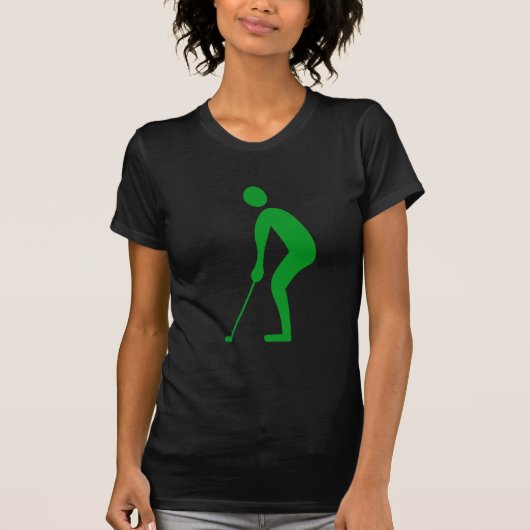 Putting - Grass Green T-Shirt (Vorderseite)