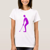 Putting - Lila T-Shirt (Vorderseite)