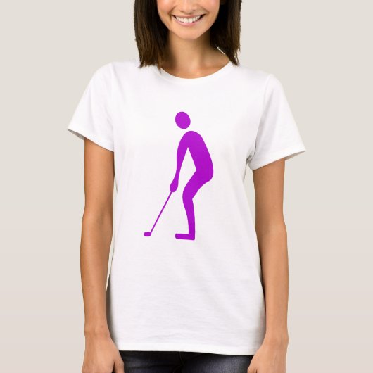 Putting - Lila T-Shirt (Vorderseite)