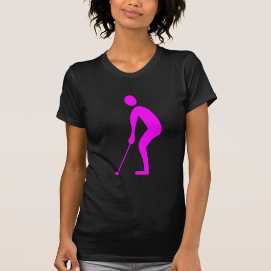 Putting - Magenta T-Shirt (Vorderseite)