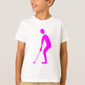 Putting - Magenta T-Shirt (Vorderseite)