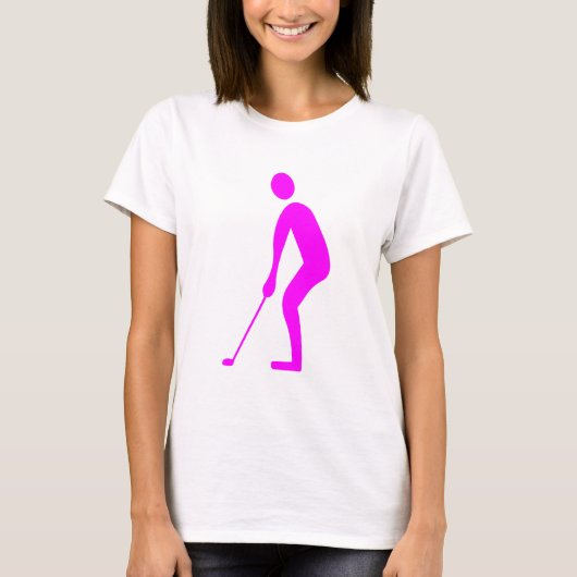 Putting - Magenta T-Shirt (Vorderseite)