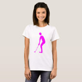 Putting - Magenta T-Shirt (Vorne ganz)