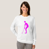 Putting - Magenta T-Shirt (Vorne ganz)