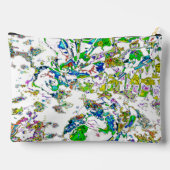 "Putting on the Ritz" (groß) drucken Zubehörtasche (Rückseite)