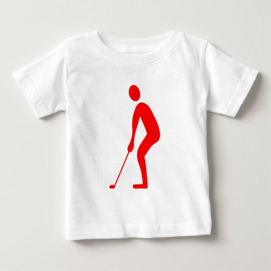 Putting - Red Baby T-shirt (Vorderseite)