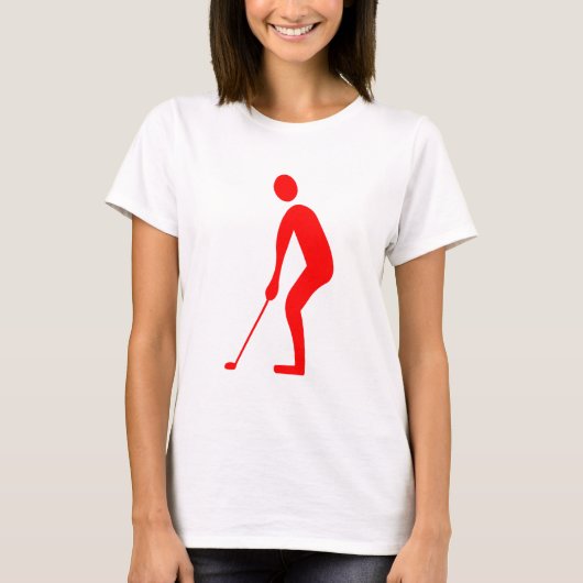 Putting - Red T-Shirt (Vorderseite)