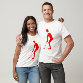 Putting - Red T-Shirt (Unisex)